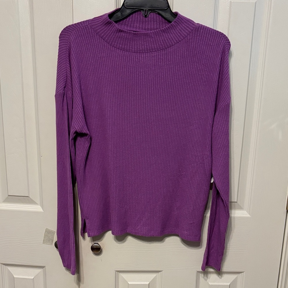 Thereabouts Ribbed Mock Neck Sweater